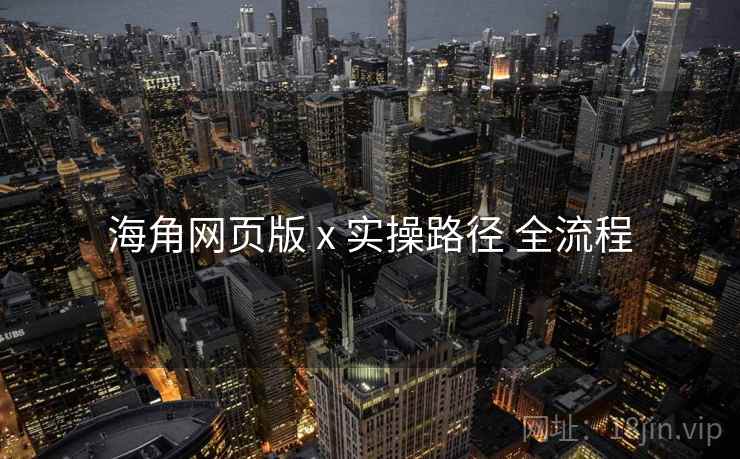海角网页版 x 实操路径 全流程