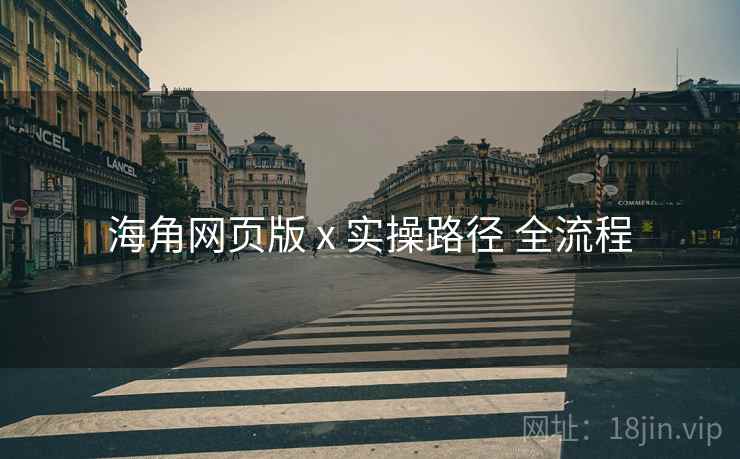 海角网页版 x 实操路径 全流程