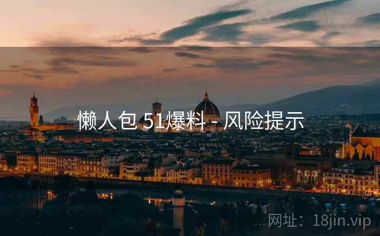 懒人包 51爆料 - 风险提示