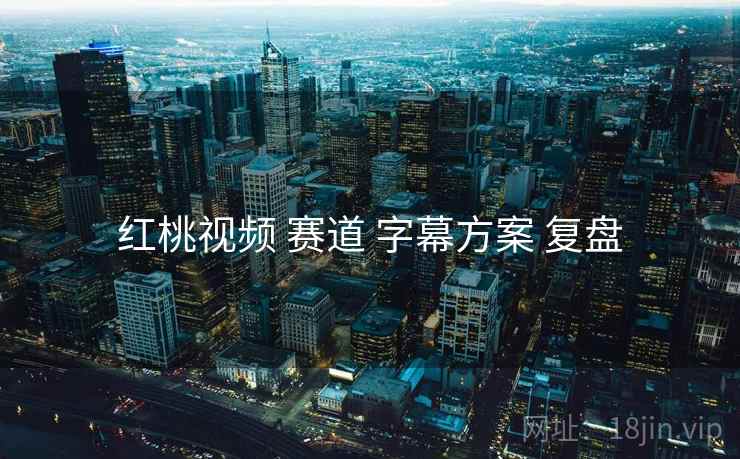 红桃视频 赛道 字幕方案 复盘