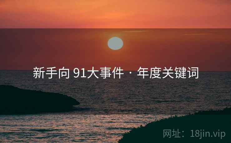 新手向 91大事件 · 年度关键词