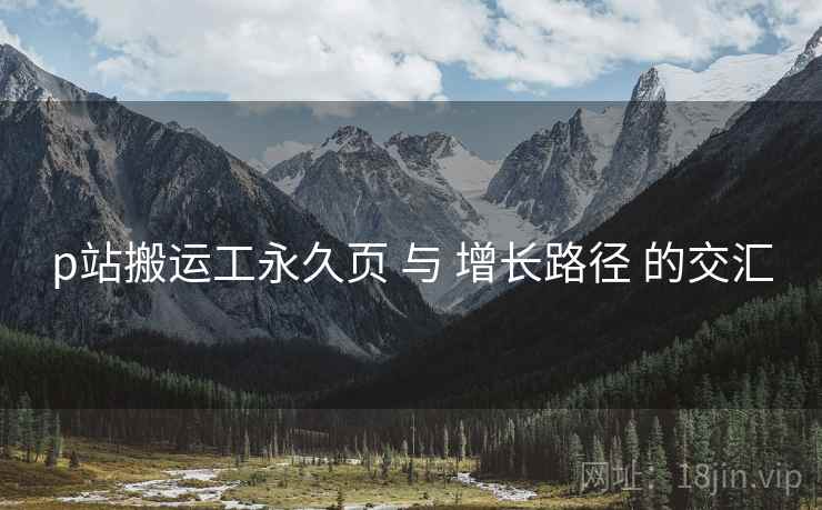p站搬运工永久页 与 增长路径 的交汇